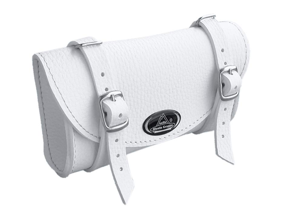 Selle Montegrappa Vintage Satteltasche für Objekte original hergestellt in Italien 0016