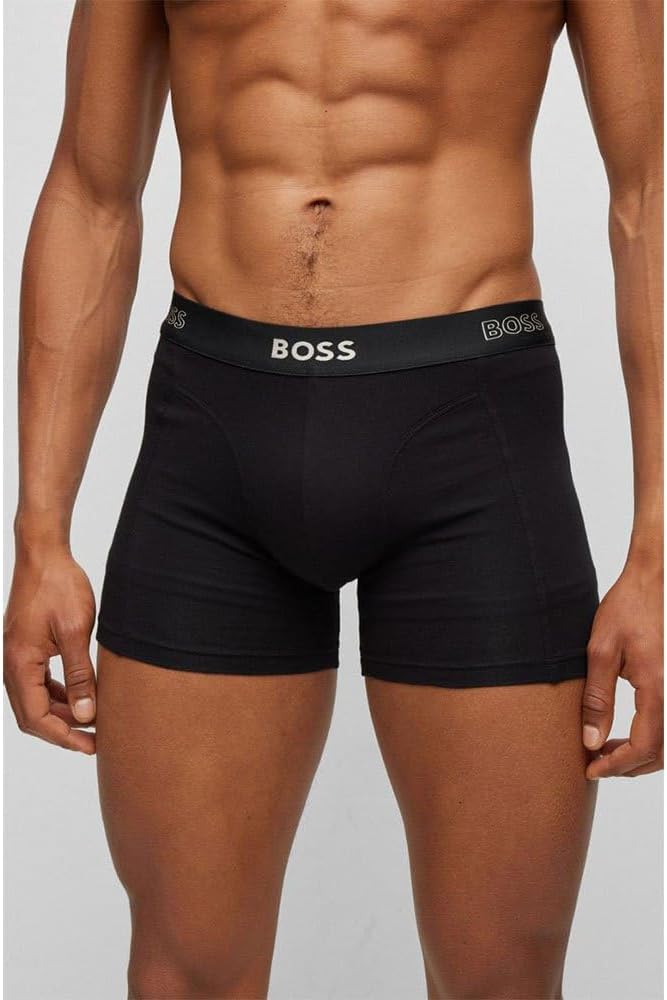BOSS Herren Boxer Brief M Open Blue461, M Open Blue461