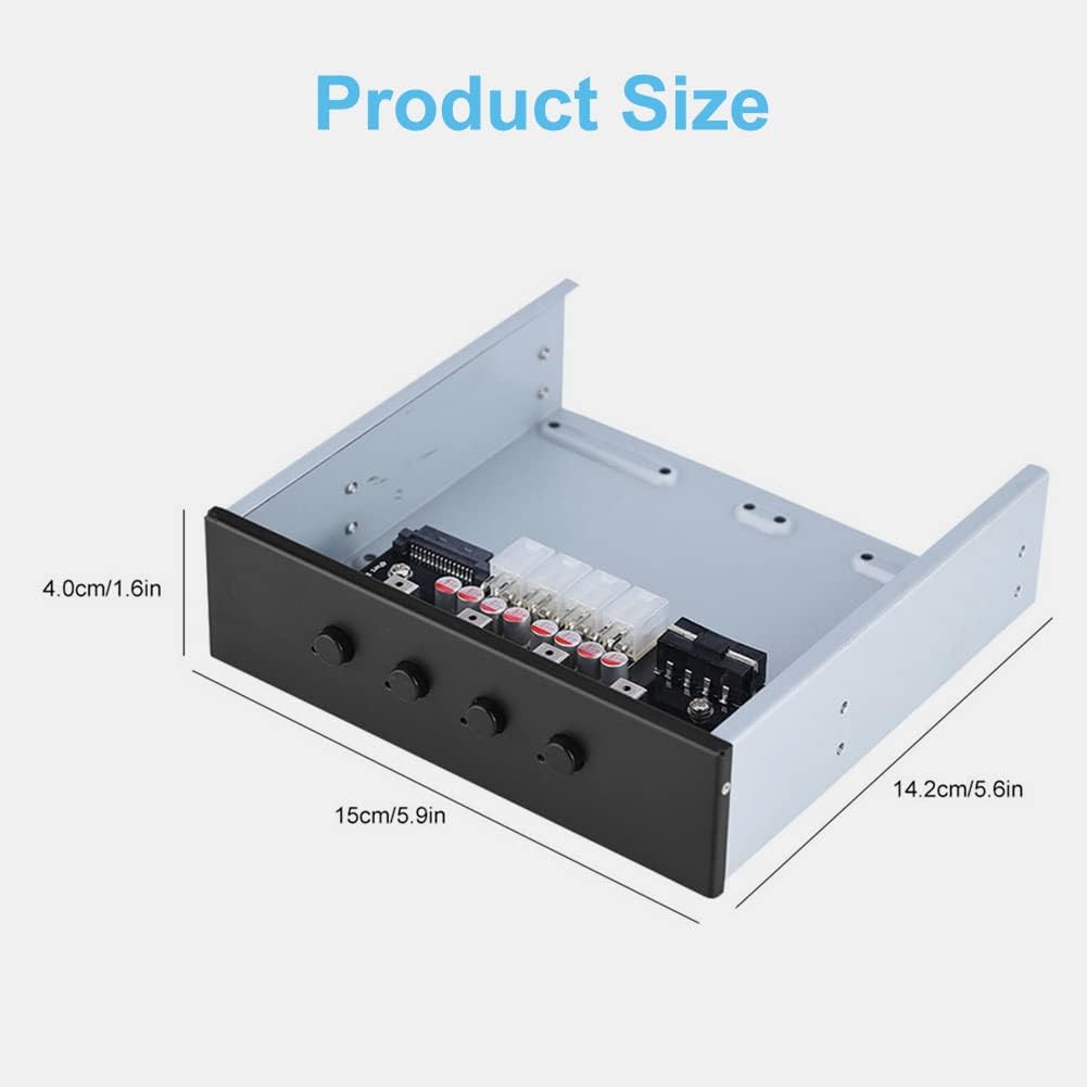 Richer-R HDD Power Control Switch, 4 Schalter Festplattenlaufwerk SATA Drive Switcher Umschalter mit