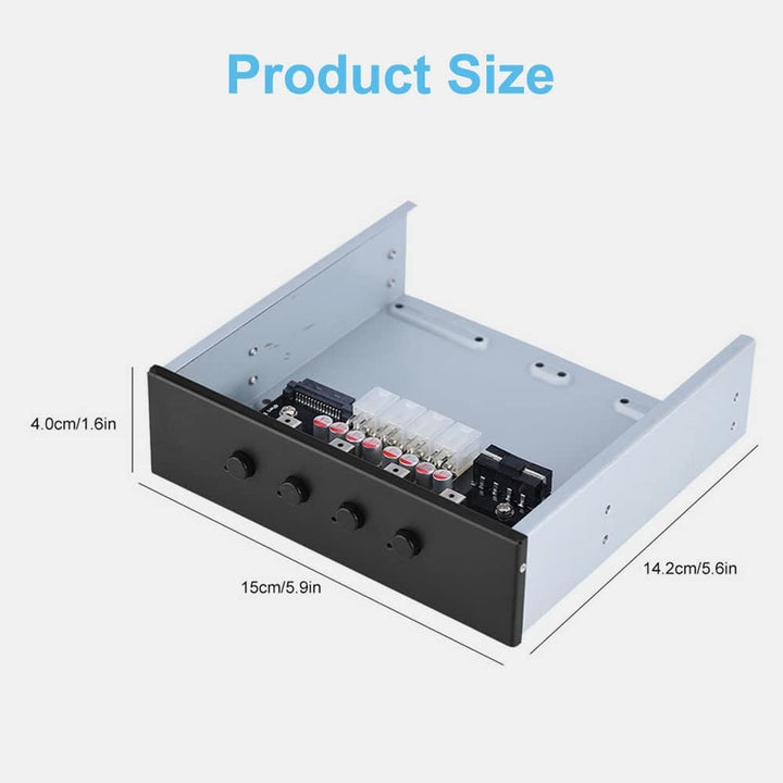 Richer-R HDD Power Control Switch, 4 Schalter Festplattenlaufwerk SATA Drive Switcher Umschalter mit
