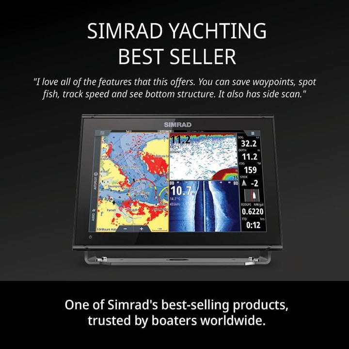 Simrad GO9 XSE Con Transductor Montaje in Espejo de PPA 3 in 1 Bilderspiel Activa y amp; Cuadro de d
