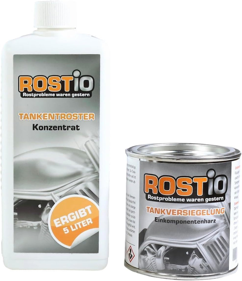 Rostio 0,5 Liter Tankentroster Plus 250ml Tankversiegelung Set