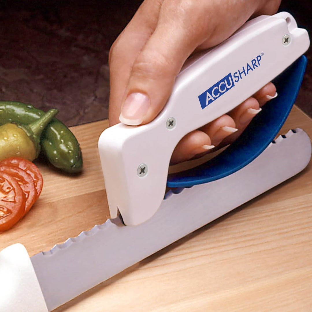 AccuSharp Messerschärfer, Blau/Weiss, ACCU-001W, Blau/Weiss
