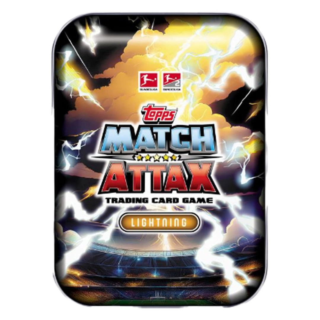 Match Attax Bundesliga Sammelkarten 2025/26 | 1x Mini Tin Lightning | Sammeldose mit 39 Karten inkl.