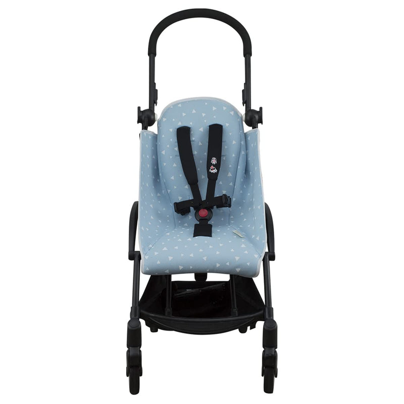 JYOKO KIDS Sitzauflage kompatibel mit Babyzen Yoyo (Blue Sparkles), Blue Sparkles