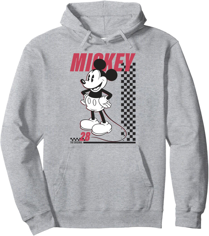 Disney Mickey And Friends Mickey Checkerboard 28 Portrait Pullover Hoodie