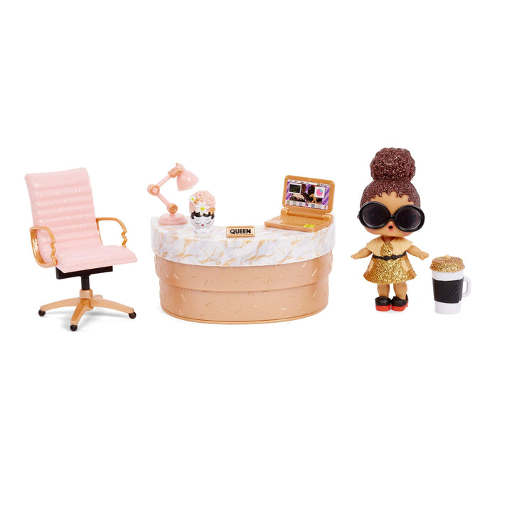 LOL Surprise Sammlerpuppen für Mädchen - Mit 10 Überraschungen & Accessoires - Boss Queen - Möbelser
