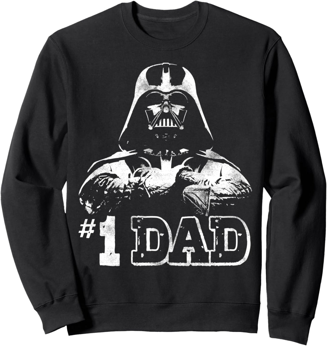 Star Wars Darth Vader Nummer 1 Papa in der Galaxie Portrait Sweatshirt