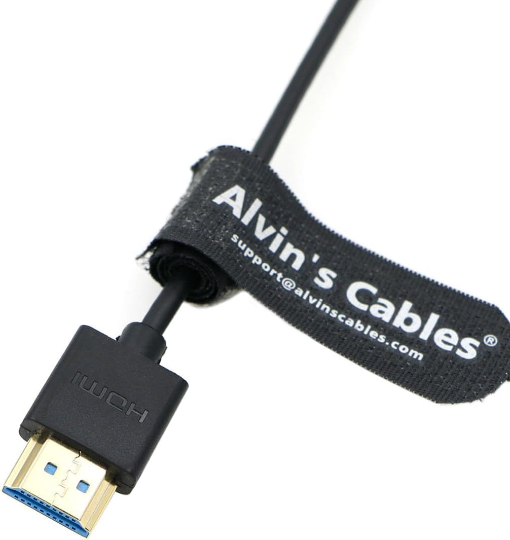 Alvin's Cables Ultra HD 8K HDMI 2.1 HDMI-Kabel Gerade zu Rechtwinklig Hohe Geschwindigkeit für Atomo