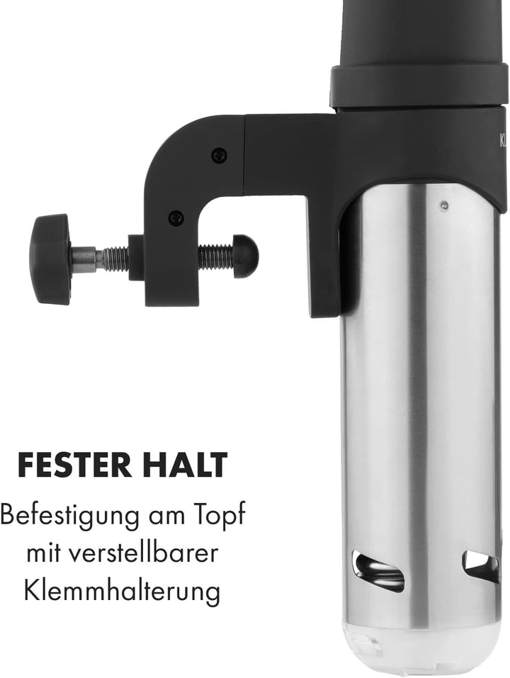 Klarstein Sous Vide Garer, Effizienter Sous Vide Stick, Sous-Vide-Garer, Sous Vide Garer Stick, 1200