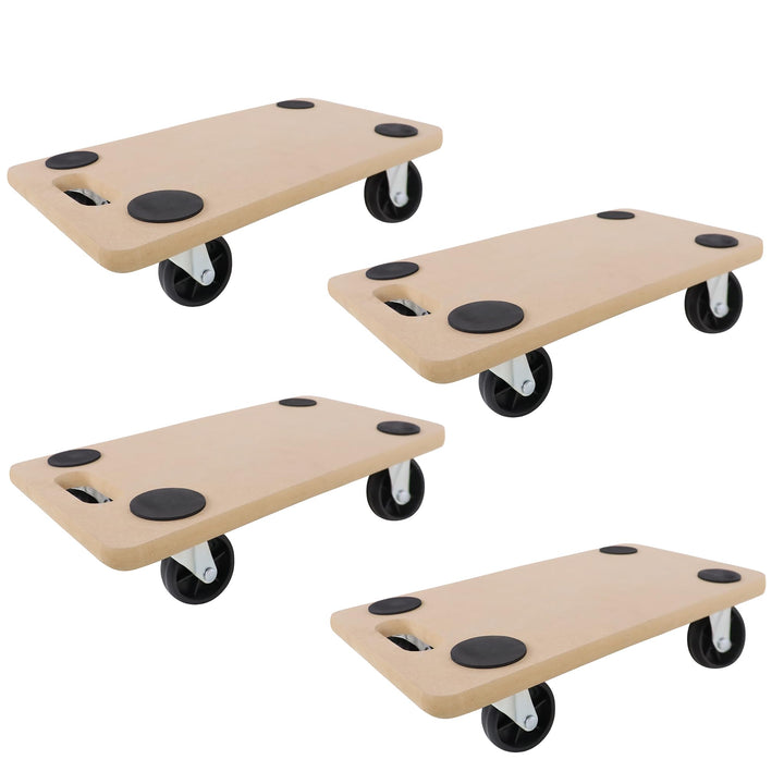 XMTECH Transportroller 580 x 290 mm, 200 kg Maximal Tragkraft, Rollbrett MDF Möbelroller Möbelhund R