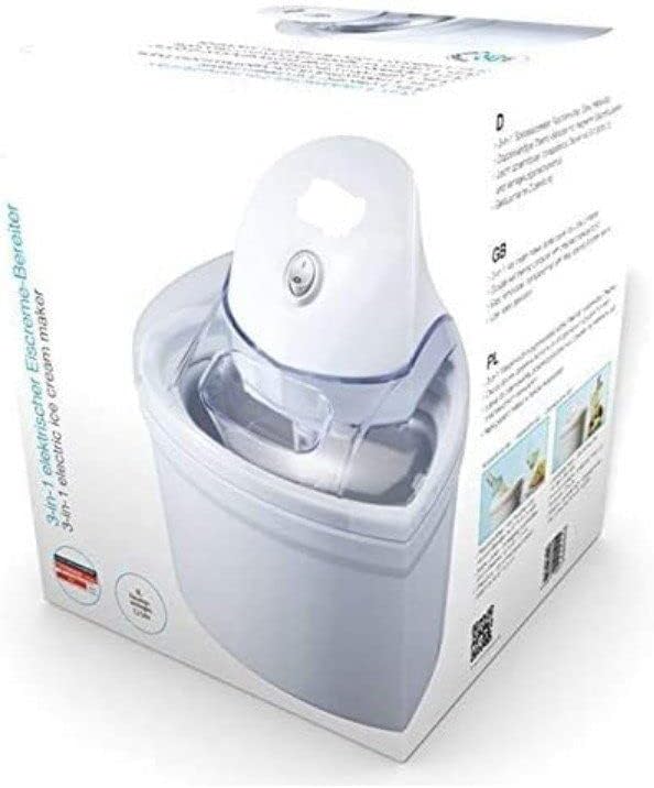 JUNG PerfectMix Eismaschine - für 4 Personen, 1,5 L Fassung, Eiscreme selber machen, 4in1 Machine -