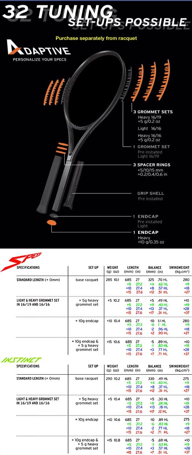 HEAD Graphene Touch Speed Adaptive U unbespannt 3, U unbespannt 3