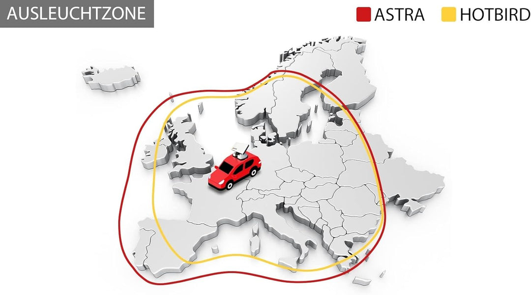 [Test: AUSGEZEICHNET*] Selfsat Snipe BT Grey Line Twin - automatische Camping Antenne incl. iOS/Andr