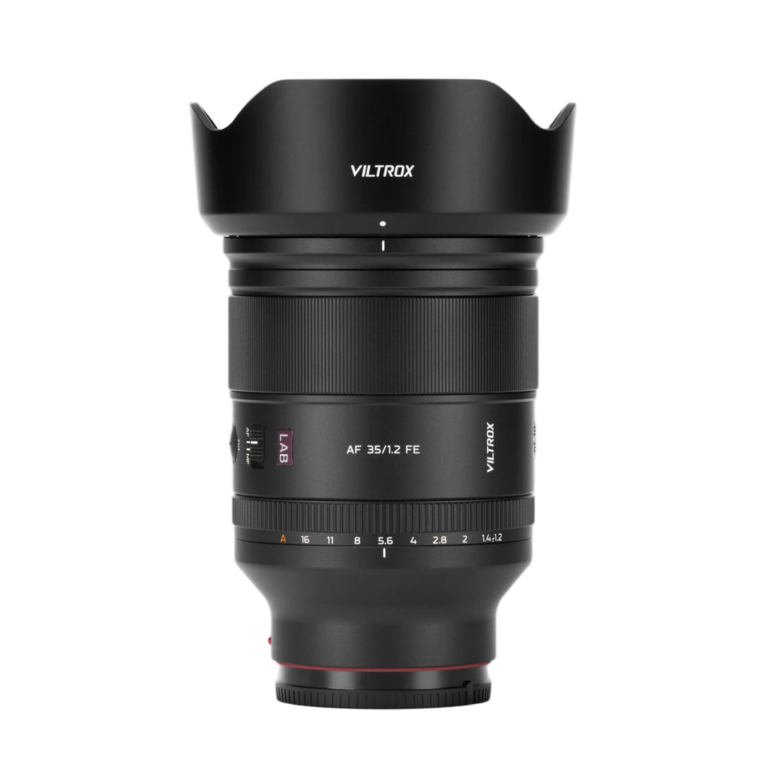 VILTROX 35mm F1.2 FE (N), AF 35mm f/1.2 LAB FE Objektiv für Sony E Mount Ohne LCD, Vollformat F1.2 P