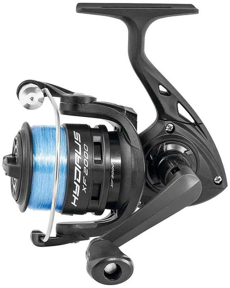 Trabucco Hydrus XF 2000 Angelrolle – Frontbremse, inklusive Faden, Long Cast Spule – für leichtes Sp
