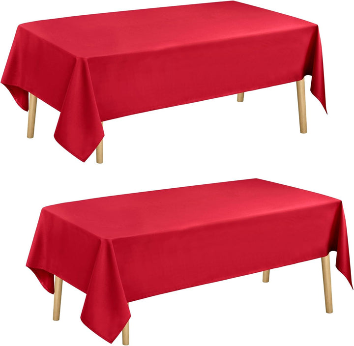 Hiasan Glatt Weihnachten Tischdecke Fleckenabweisend Tischtuch mit Lotuseffekt Leicht Wasserabweisen