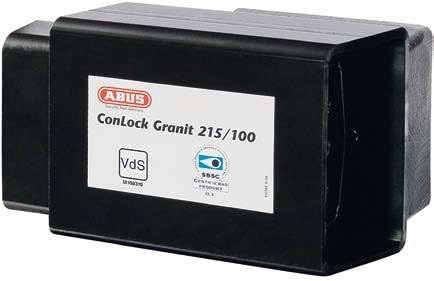 ABUS Containerschloss 37/55HB100 + ConHasp Granit 215/100 - Set aus Vorhängeschloss und Hochsicherhe