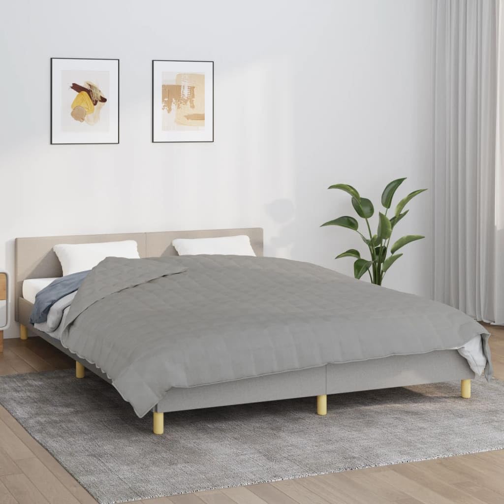 SKM Gewichtsdecke Grau 200x230 cm 9 kg Stoff, Weight: 9.55 kg, 3154786 Grau 200 x 230 cm,9 kg, Grau