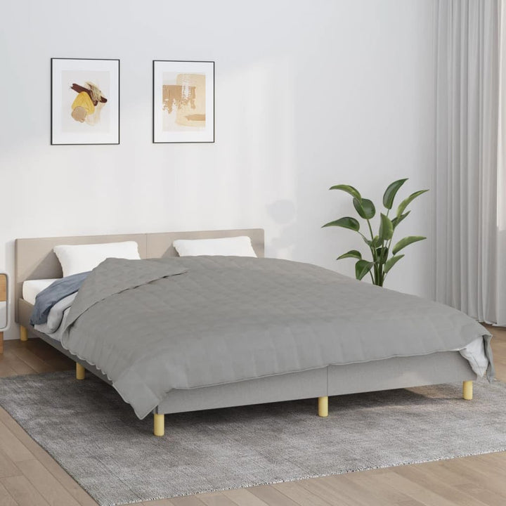 SKM Gewichtsdecke Grau 200x230 cm 9 kg Stoff, Weight: 9.55 kg, 3154786 Grau 200 x 230 cm,9 kg, Grau