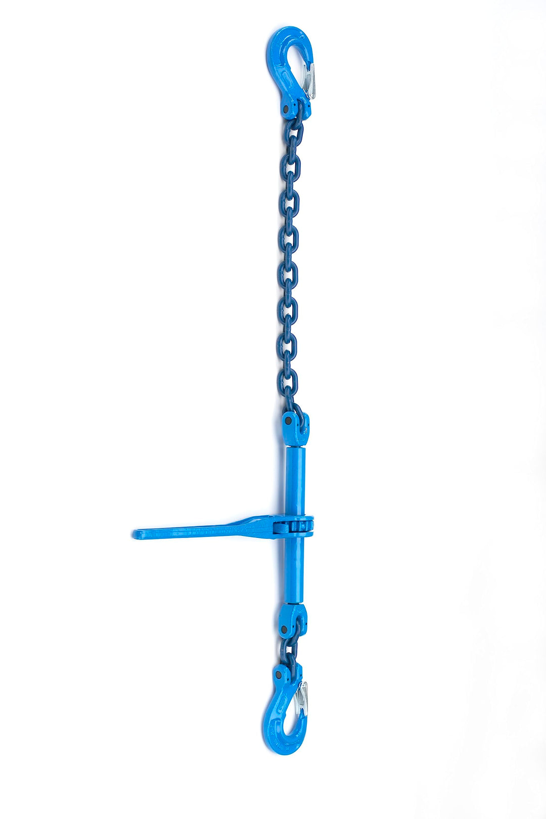 Joma-Tech Zurrkette 8mm Ø GK10 einteilig mit integriertem Ratschenlastspanner, blau - [ 1m ]