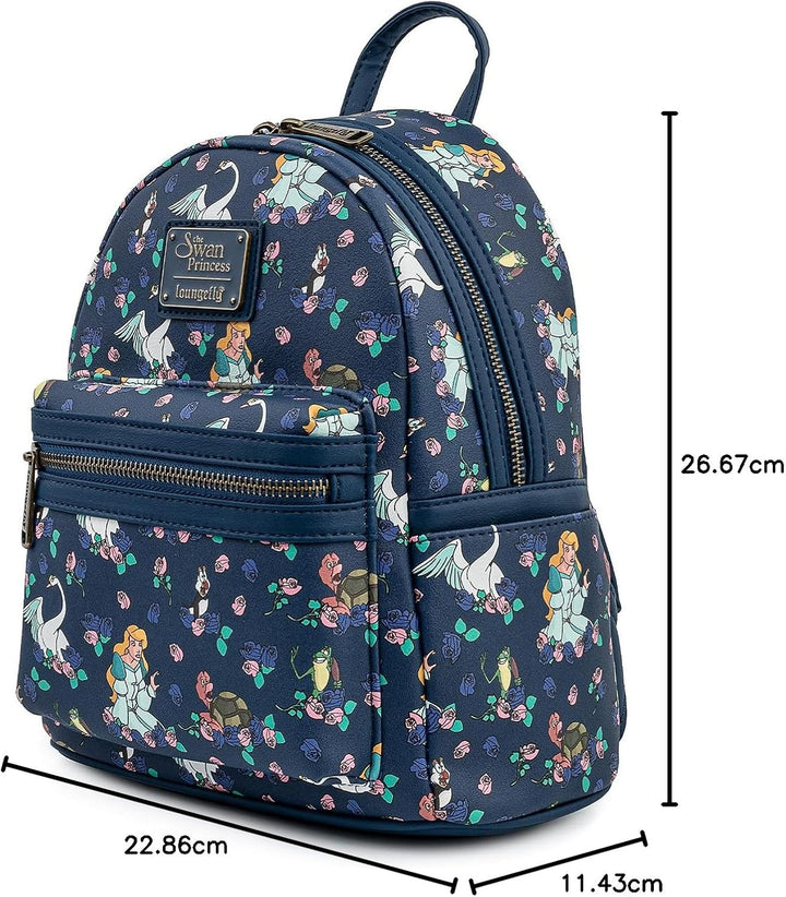 Loungefly Swan Princess and friends AOP Limited Edition Double Strap Handbag