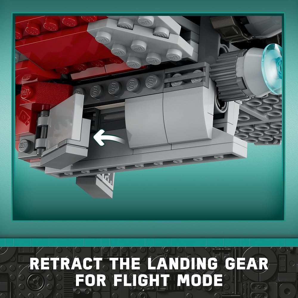 Lego Star Wars Ahsoka Tanos T-6 Jedi Shuttle, Star Wars Spielset basierend auf der Ahsoka TV-Serie 7