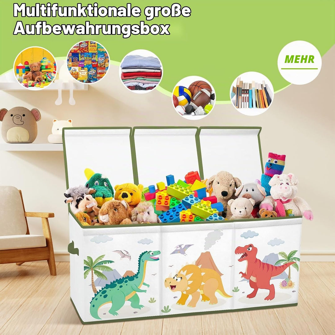 Extra Gross Aufbewahrungsbox, Faltbare Spielzeugkiste mit Deckel&amp;Griff, Oxford spielzeug aufbewahrun