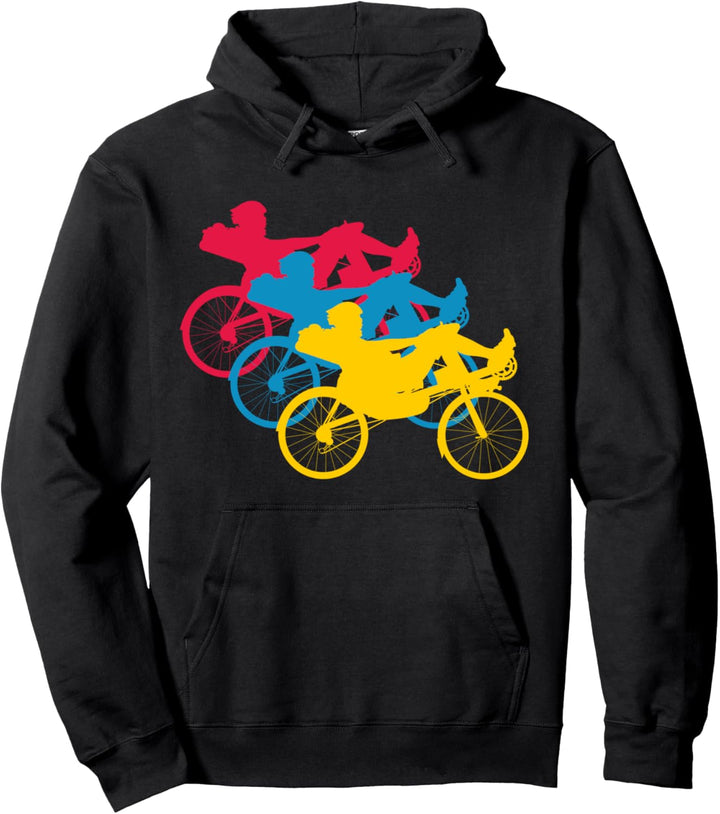 Liegerad Fahrrad Vintage Retro MTB Mountainbike Bike Pullover Hoodie