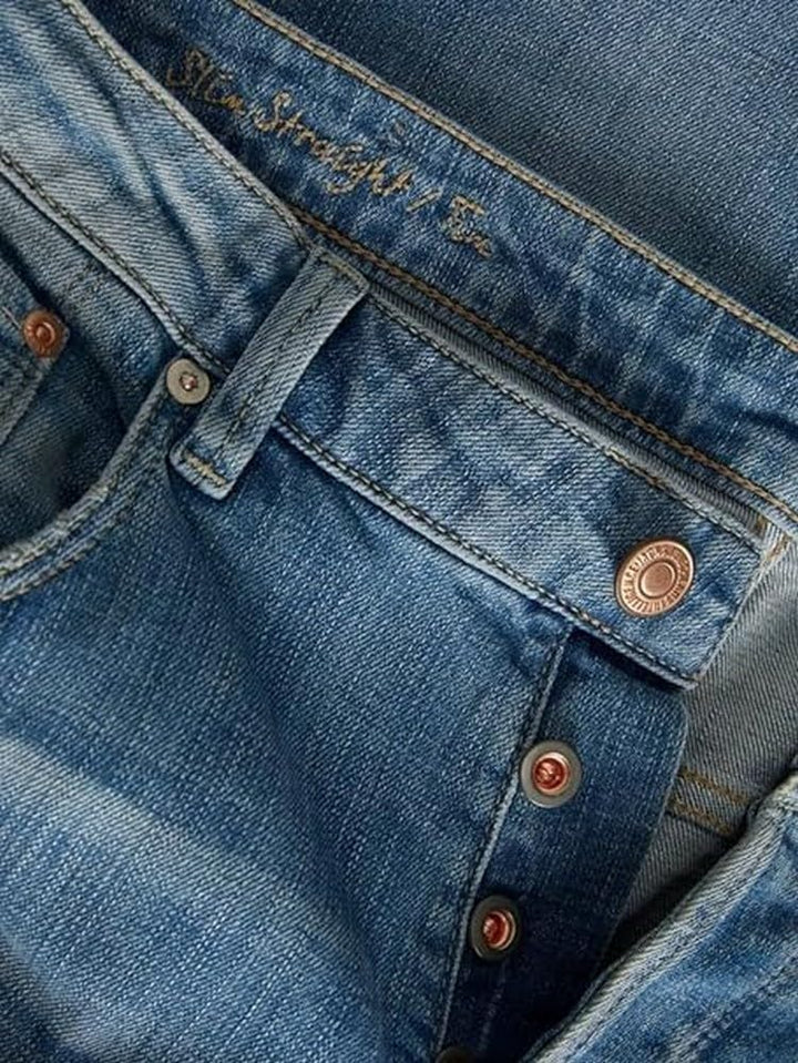 JACK & JONES Herren Jeans 32W / 30L Blue Denim, 32W / 30L Blue Denim