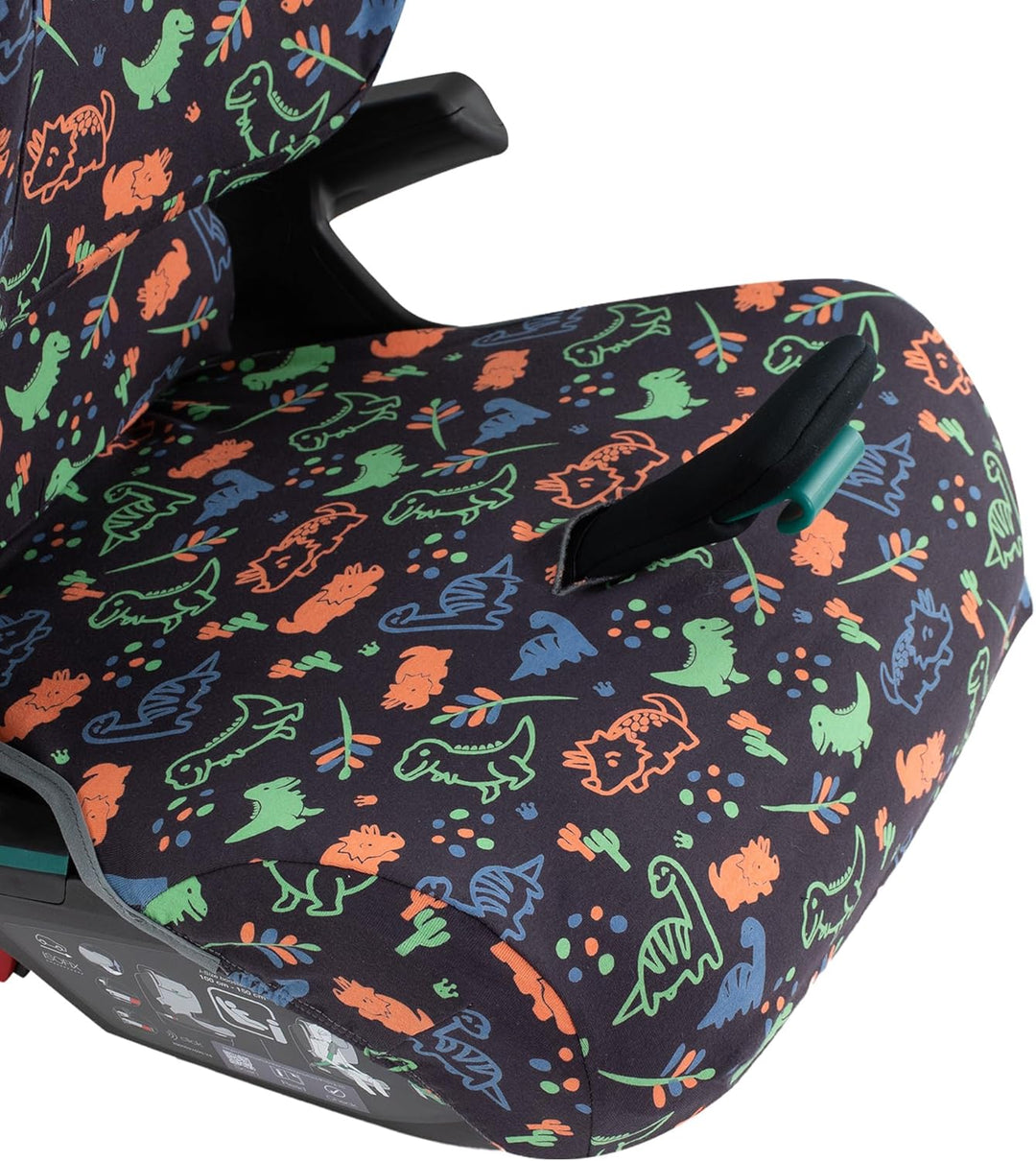 JYOKO KIDS Schutzhülle kompatibel mit Romer Kidfix (Romer Kidfix I-SIZE, Happy Dino)