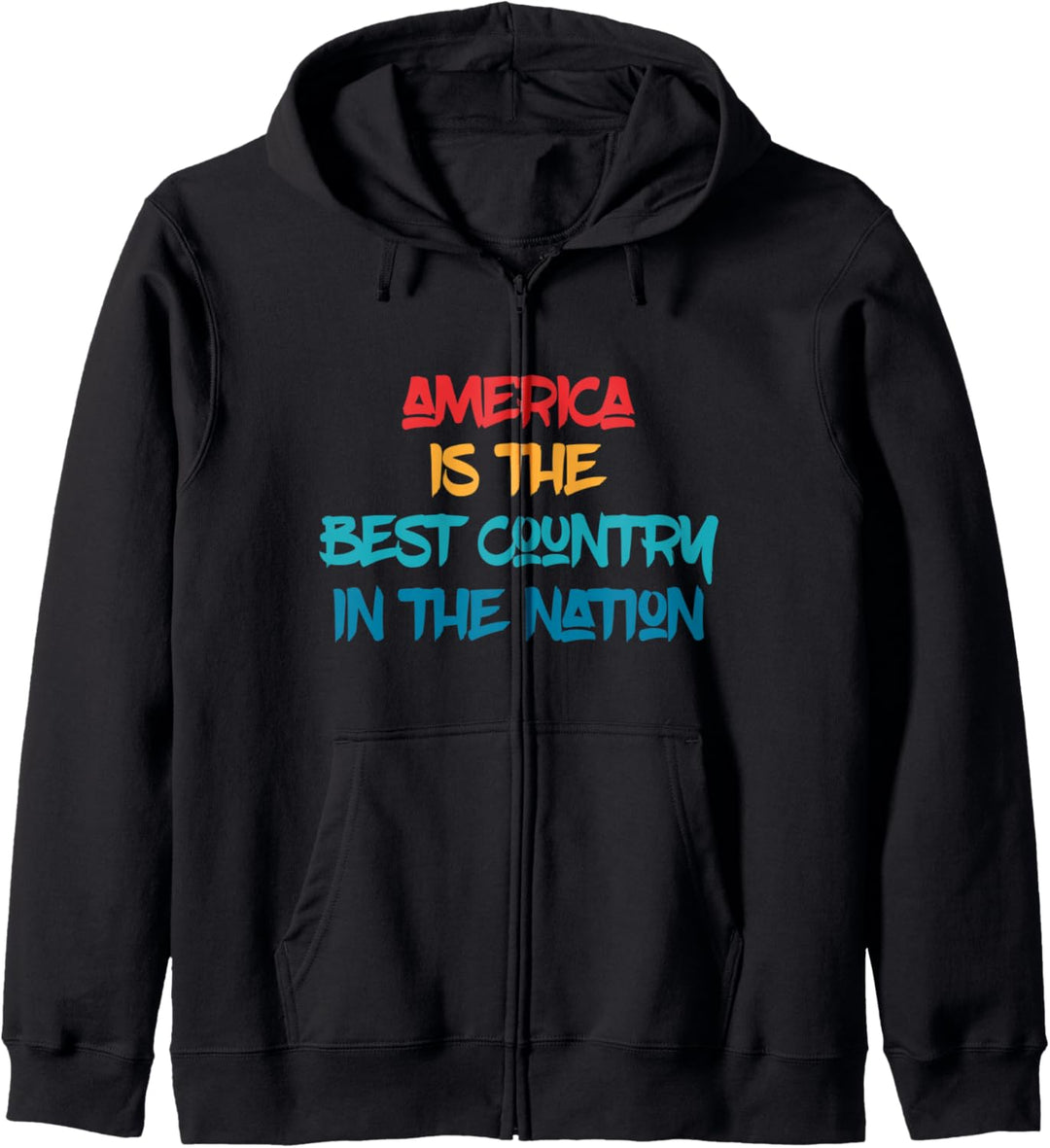 Amerika USA Best Country In The Nation American Pride Flag Kapuzenjacke