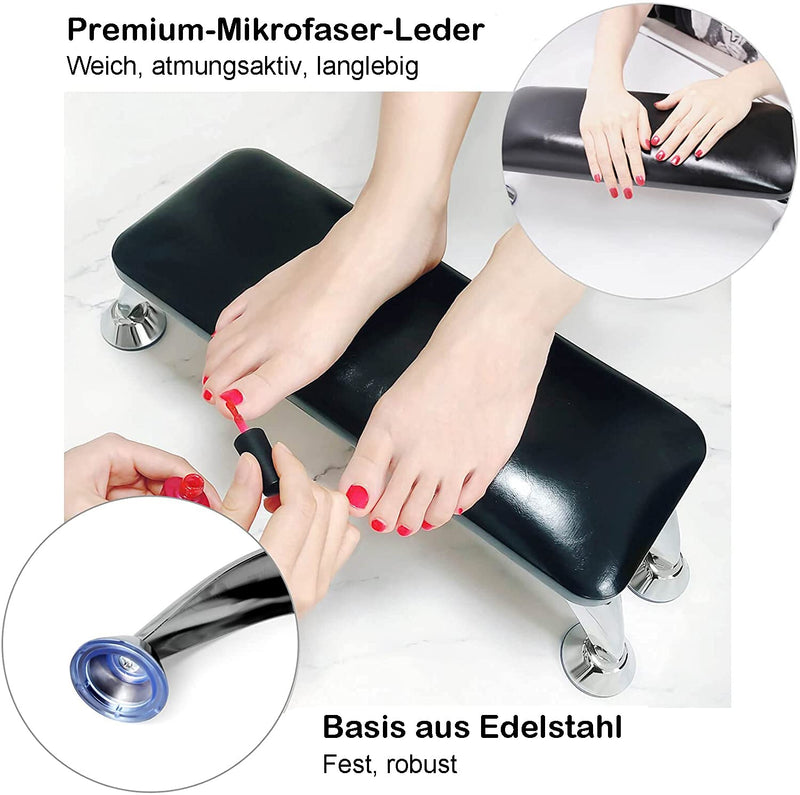 Nageldesign Handauflagen, Nagel Armauflage Handkissen, Nagelstudio Weiches Kissen, Maniküre Nagel Ha