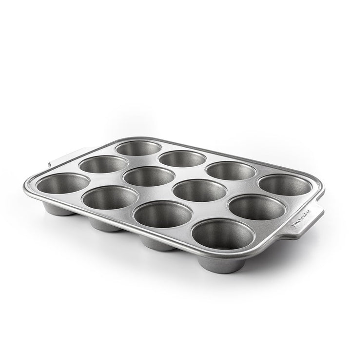 KitchenAid Bakeware Muffinblech aus aluminisiertem Stahl, PFAS-frei, antihaftbeschichtet, ofenfest,