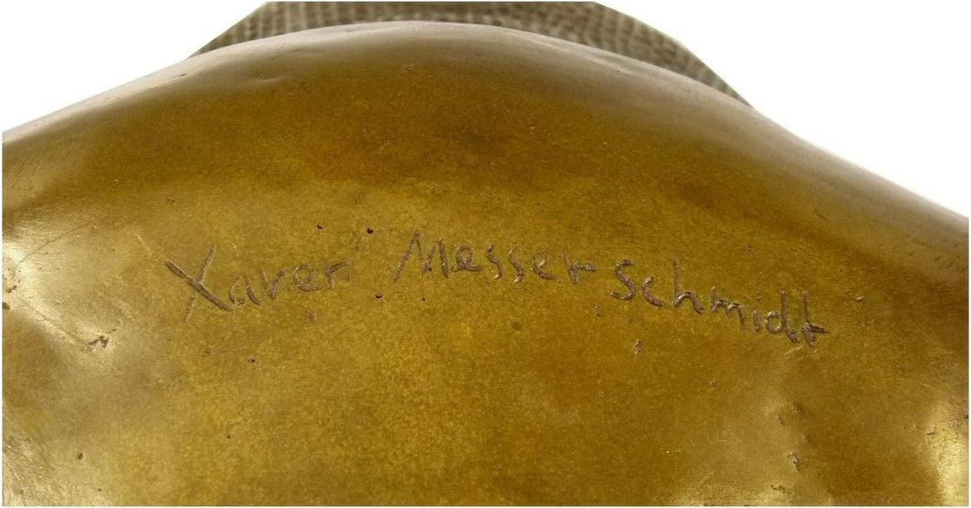 Kunst & Ambiente - Franz Xaver Messerschmidt - EIN Erzbösewicht - Charakterkopf Skulptur - Bronzefig