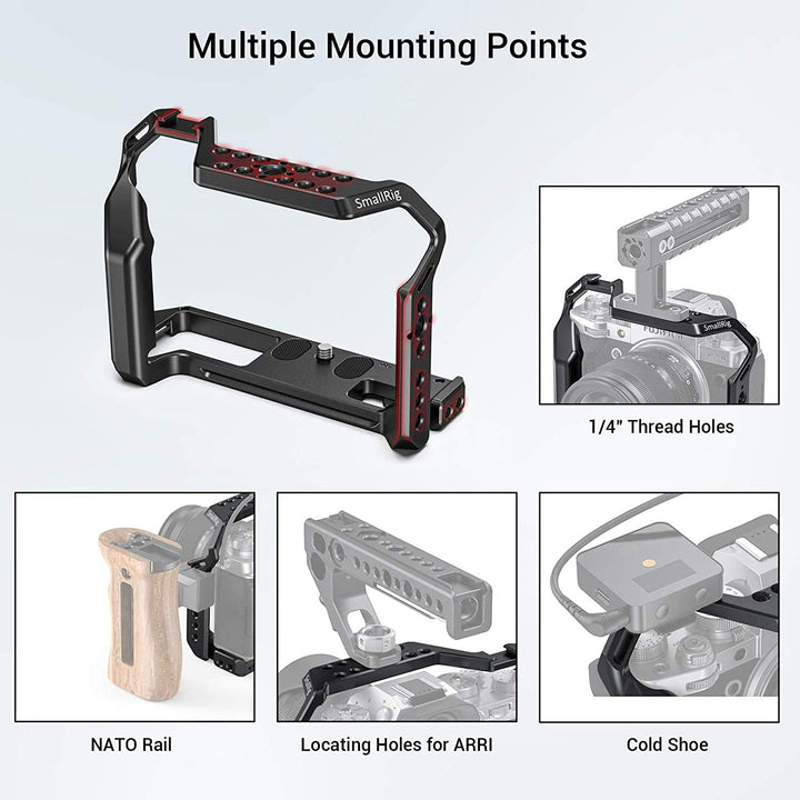 SMALLRIG XT4 X-T4 Cage Käfig für FUJIFILM X-T4 Kamera - CCF2808