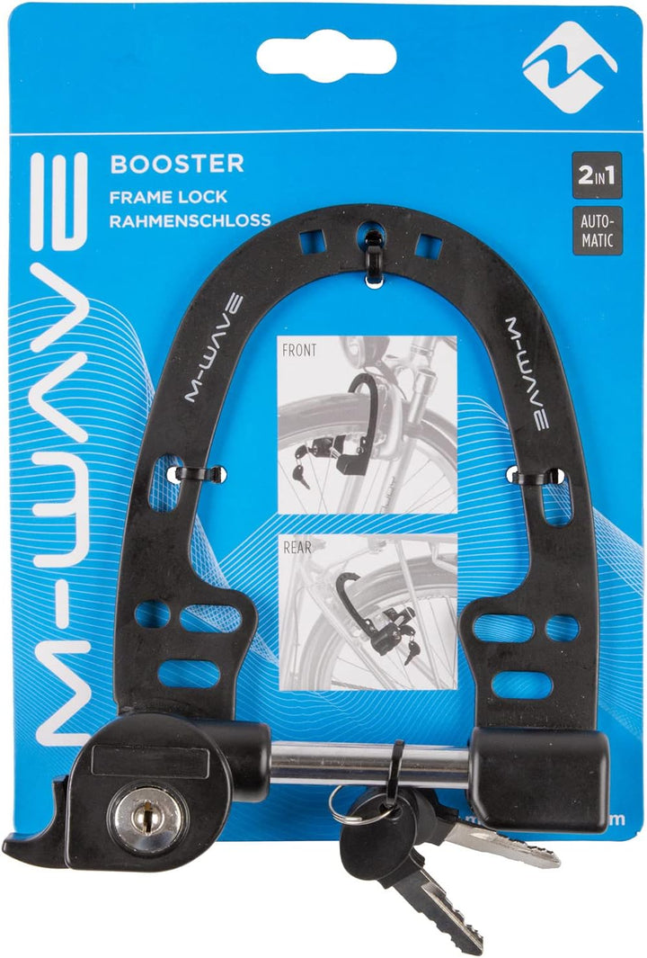 M-Wave Multifunktions-Booster-Schloss Schwarz, Schwarz