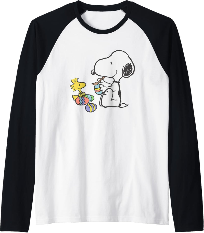 Peanuts Snoopy and Woodstock Ostereier Raglan