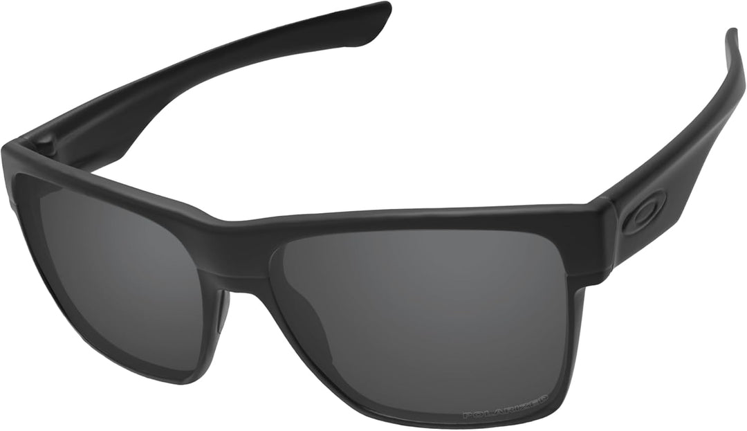 PapaViva Ersatzgläser für Oakley TwoFace XL OO9350 Black Grey - Polarized, Black Grey - Polarized