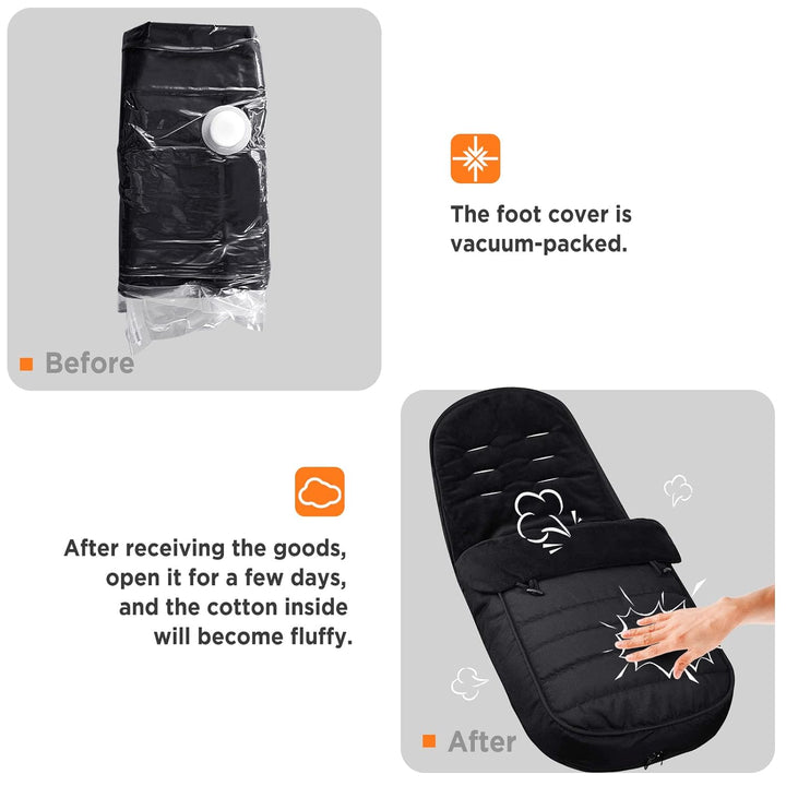 WD&CD Babyfusssack Einschlagdecke Babyschale WinterFusssack für Kinderwagen mit Fleece Gefüttert, Wa