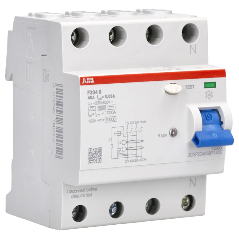 ABB FI-Schutzschalter F204B-40/0,03 2CSF204568R14008012542342052