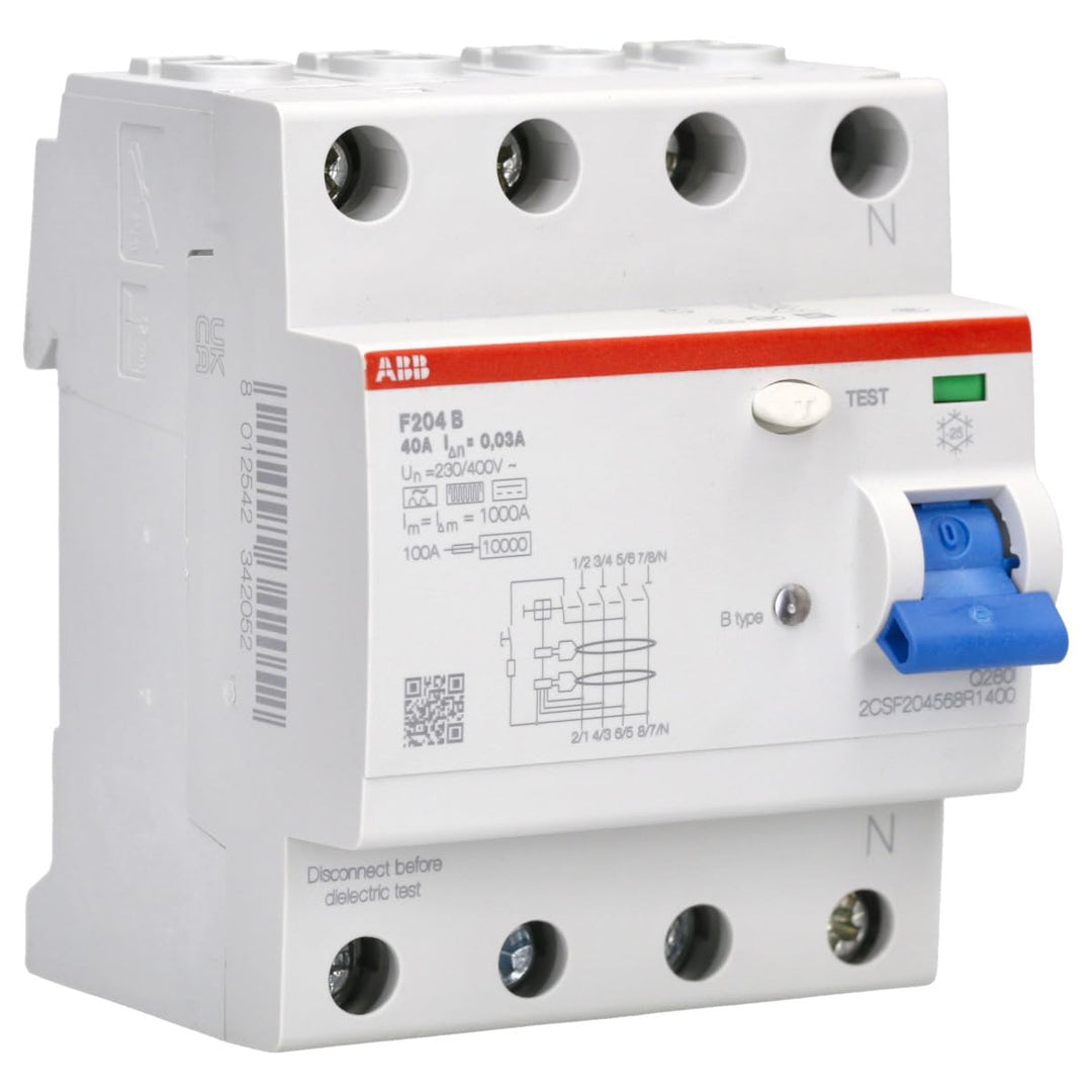 ABB FI-Schutzschalter F204B-40/0,03 2CSF204568R14008012542342052
