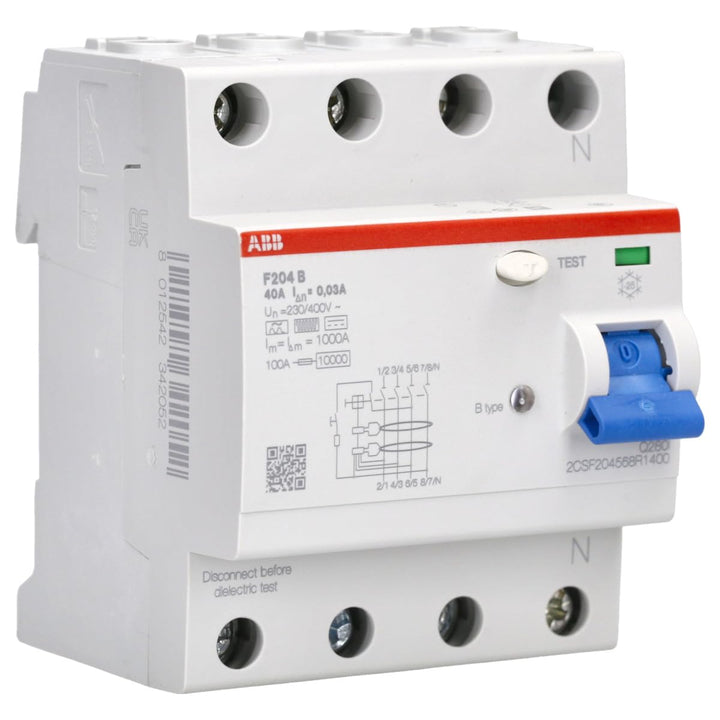 ABB FI-Schutzschalter F204B-40/0,03 2CSF204568R14008012542342052