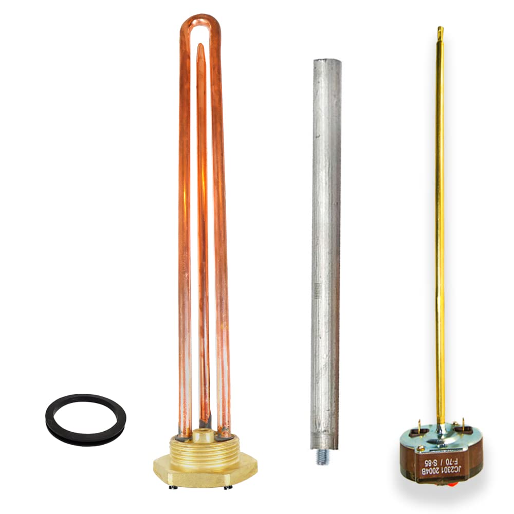 GOLDMAN SERVICE 1¼ Zoll Monoblock mit Gewinde 1500 W - elektrisches Thermowiderstands-Kit – Thermost