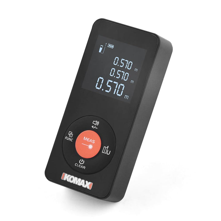 WINTAPE 50M Laser Entfernungsmesser, Digital Wasserwaage Distanzmessgerät mit LCD Hintergrundbeleuch