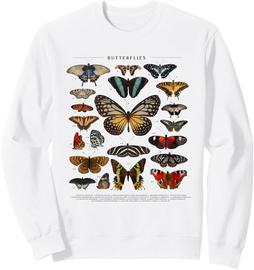 Set aus Schmetterling Entomologe Wissenschaft, Geist Tier Sweatshirt