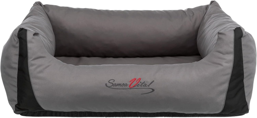Trixie Samoa Vital Hundebett Grau 50 x 65 x 20 cm, Grau 50 x 65 x 20 cm
