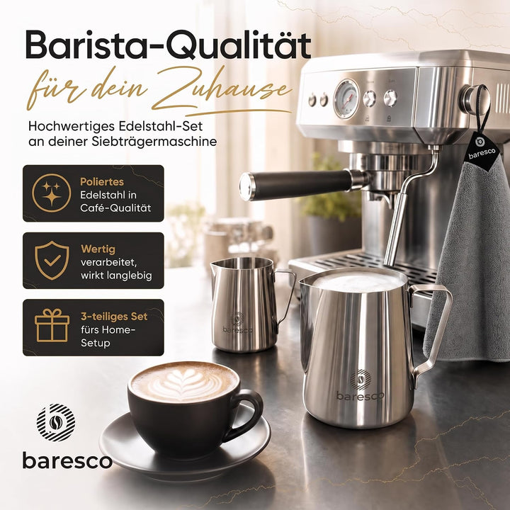 Barista Starter Set – 2 Milchkännchen (300 &amp; 500 ml)