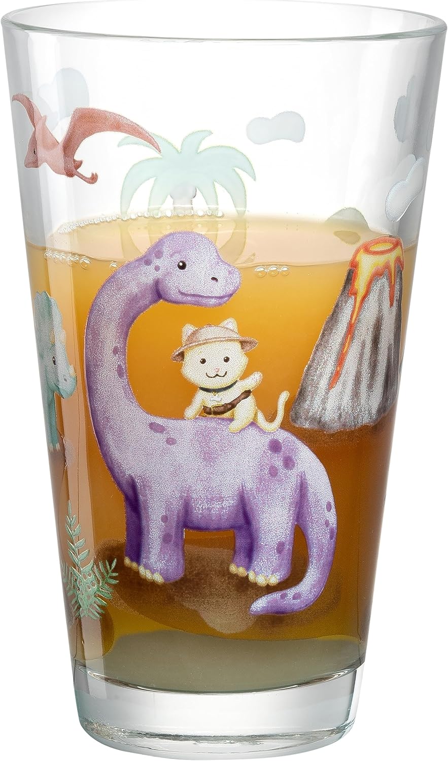 LEONARDO Bambini Avventura Trinkbecher-Set 6-teilig - Kindergläser mit Motiv aus hochwertigem Glas -