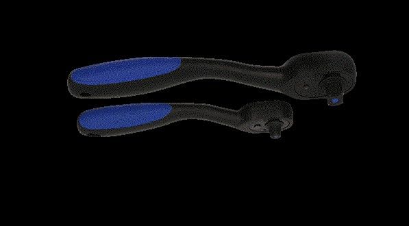 BRILLIANT TOOLS BT023002 Umschaltknarren-Satz, 2-tlg, 1/4", 1/2" [Powered by KS TOOLS] 2-tlg. 1/4",